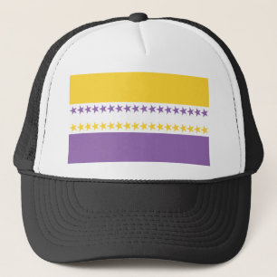 Vlag T-Shirts voor vrouwenrechten Trucker Pet