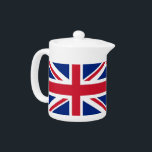 Vlag Teapot Verenigd Koninkrijk Theepot<br><div class="desc">Voeg een vleugje Britse charme toe aan je theetijd met onze exclusieve theepot met de vlag van het Verenigd Koninkrijk! Deze theepot is gemaakt met nauwgezette aandacht voor detail en is meer dan alleen een functioneel stuk; het is een viering van het rijke erfgoed en de culturele trots van het...</div>