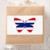 Vlag Thai Butterfly Etiket (Insitu)