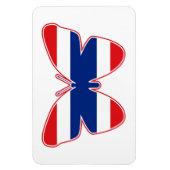 Vlag Thai Butterfly Magneet (Verticaal)