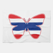 Vlag Thai Butterfly Theedoek (Horizontaal)