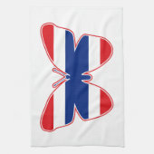 Vlag Thai Butterfly Theedoek (Verticaal)