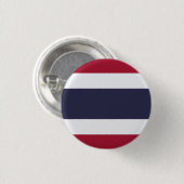 Vlag Thailand Ronde Button 3,2 Cm (Voorkant /achterkant)