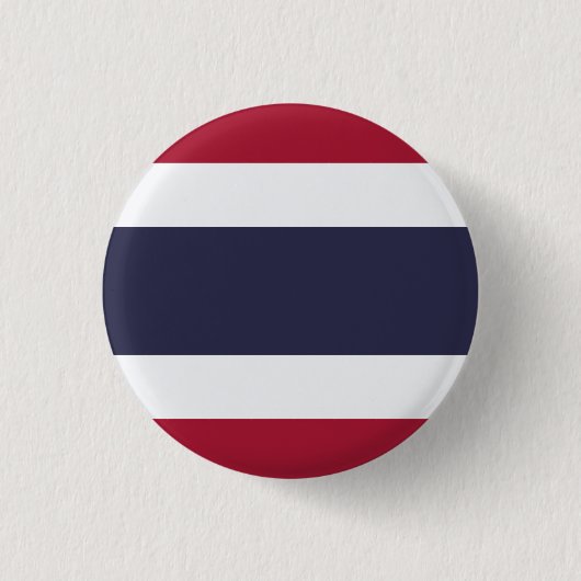 Vlag Thailand Ronde Button 3,2 Cm (Voorkant)