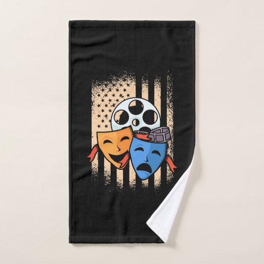 Vlag theater Actor America Handdoek (Handdoek)