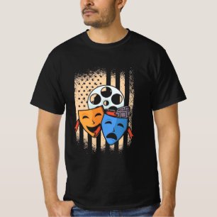 Vlag theater Actor America T-shirt