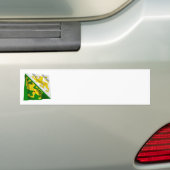 Vlag Thurgau Waving Bumpersticker (Op auto)