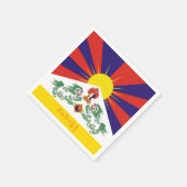 vlag Tibet en sneeuwballingen, mantra- de Himalaya Servet (Hoek)