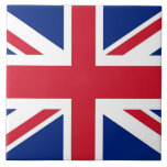 Vlag Tile Verenigd Koninkrijk Tegeltje<br><div class="desc">Breng een vleugje Britse elegantie naar uw ruimte met onze exclusieve tegel met de Britse vlag! Deze tegel is gemaakt met een zorgvuldige aandacht voor detail en is meer dan alleen een decoratief stuk; het is een eerbetoon aan het rijke erfgoed en de culturele trots van Groot-Brittannië. Het elegante ontwerp...</div>
