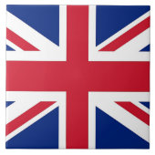 Vlag Tile Verenigd Koninkrijk Tegeltje (Voorkant)