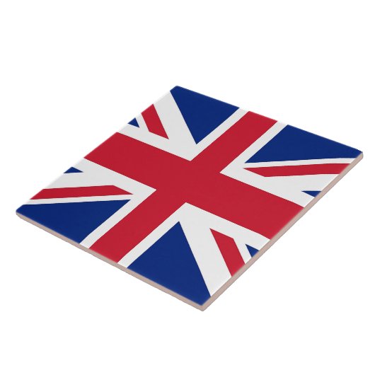 Vlag Tile Verenigd Koninkrijk Tegeltje (Zijkant)
