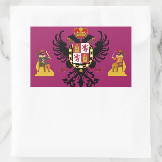 Vlag Toledo (Spanje) Rechthoekige Sticker (Tas)