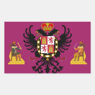 Vlag Toledo (Spanje) Rechthoekige Sticker