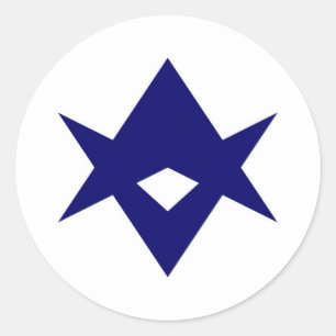 vlag Toyota stad Ibaraki prefectuur japan symbool Ronde Sticker