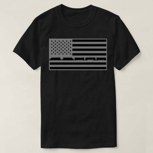 Vlag treinwerknemers t-shirt (Design voorkant)