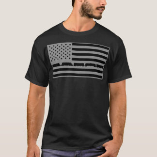 Vlag treinwerknemers t-shirt