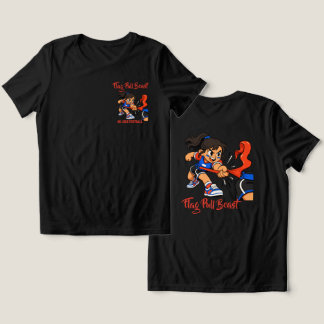 Vlag Trek Beest Cartoon Tri-Blend Shirt