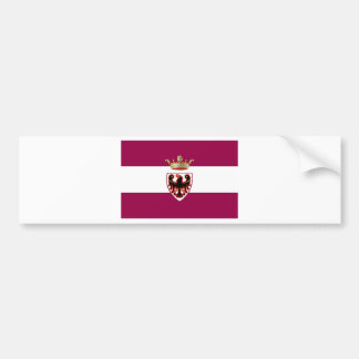 Vlag Trentino (Italië) Bumpersticker