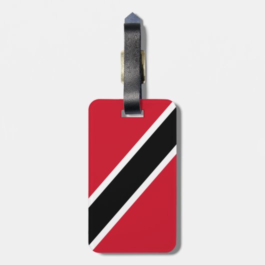 Vlag Trinidad en Tobago Bagagelabel (Achterkant verticaal)