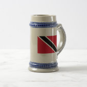 vlag trinidad en tobago bierpul (Voorkant rechts)