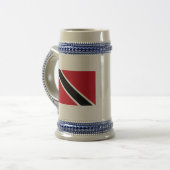 vlag trinidad en tobago bierpul (Voorkant links)