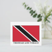 Vlag Trinidad en Tobago Briefkaart (Staand voorkant)
