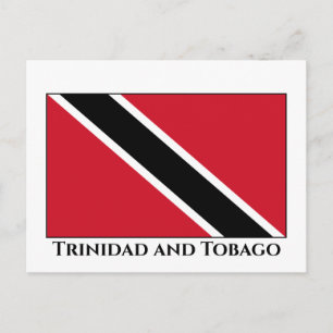 Vlag Trinidad en Tobago Briefkaart