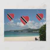 Vlag Trinidad en Tobago Briefkaart (Voorkant)