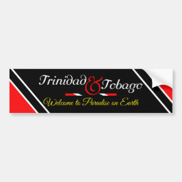 Vlag Trinidad en Tobago Bumpersticker