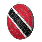 Vlag Trinidad en Tobago Dartbord (Voorkant Rechts)