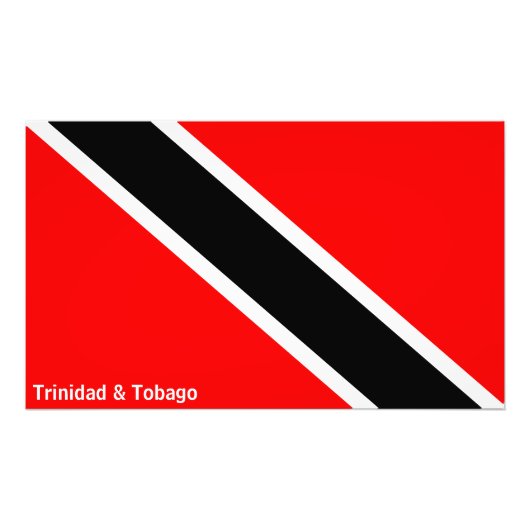 Vlag Trinidad en Tobago Foto Afdruk (Voorkant)
