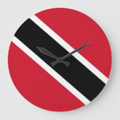 Vlag Trinidad en Tobago Grote Klok (Voorkant)