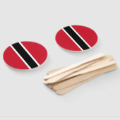 Vlag Trinidad en Tobago Handwaaier (Niet-gemonteerd)