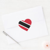 Vlag Trinidad en Tobago Hart Sticker (Envelop)