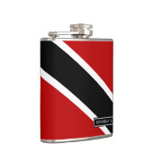 Vlag Trinidad en Tobago Heupfles (Rechts)