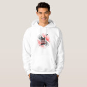 Vlag Trinidad en Tobago Hoodie (Voorkant volledig)