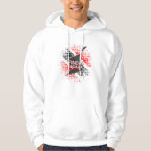 Vlag Trinidad en Tobago Hoodie (Voorkant)