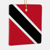 Vlag Trinidad en Tobago Keramisch Ornament (Rechts)