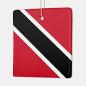 Vlag Trinidad en Tobago Keramisch Ornament (Links)