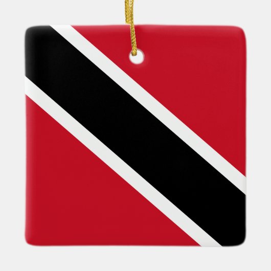 Vlag Trinidad en Tobago Keramisch Ornament (Voorkant)
