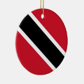Vlag Trinidad en Tobago Keramisch Ornament (Rechts)