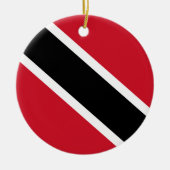 Vlag Trinidad en Tobago Keramisch Ornament (Voorkant)
