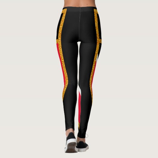 Vlag Trinidad en Tobago Leggings (Achterkant)