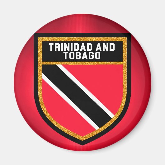 Vlag Trinidad en Tobago Magneet (Voorkant)
