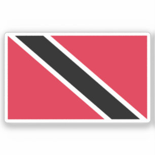 Vlag Trinidad en Tobago op maat gesneden vinyl sti Sticker