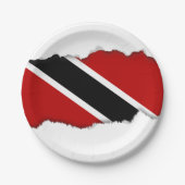Vlag Trinidad en Tobago Papieren Bordje (Voorkant)