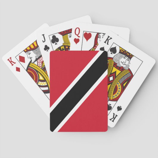 Vlag Trinidad en Tobago Pokerkaarten (Achterkant)