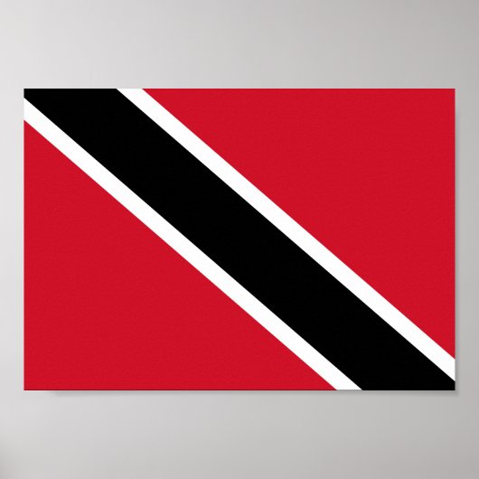Vlag Trinidad en Tobago Poster (Voorkant)