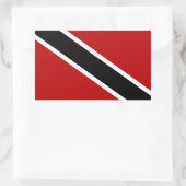 Vlag Trinidad en Tobago Rechthoekige Sticker (Tas)