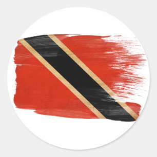 Vlag Trinidad en Tobago Ronde Sticker